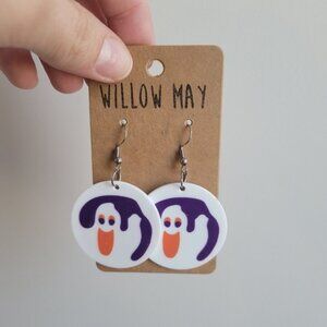 Willow May Ghost White Sugar Cookie Earring